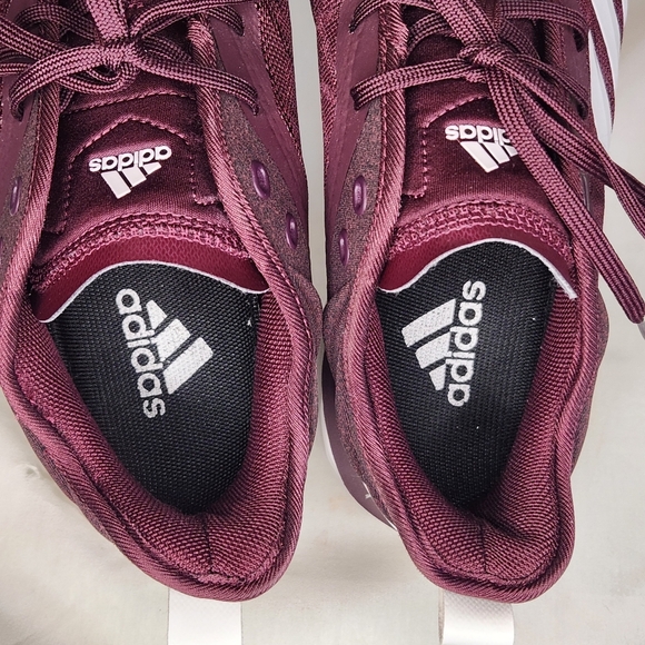 Adidas Mens Running Cross Trainers Maroon with White Accents Sz 11 1/2 NWOT - Picture 6 of 8